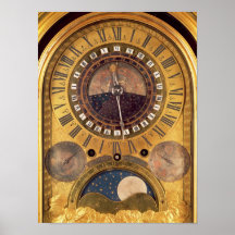 Horloge astronomique faite pour le dauphin grand affiches