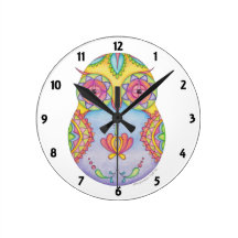 Horloge attrayante d'Owlushka Horloges
