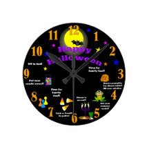 Horloge d'activité de Halloween