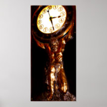 Horloge d'atlas, 2009. Photo par Derrick W. Black Posters