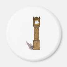 Horloge de grand-père aimants pour réfrigérateur