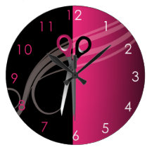 Horloge de salon de coiffure horloges murales