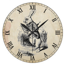 Horloge murale blanche antique de chiffre romain d