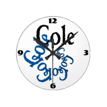 Horloge murale de Cole