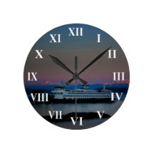 Horloge murale de ferry et de lune