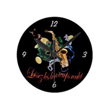 Horloge murale de Laissez le Bon Temps Roulet