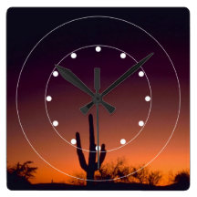 Horloge murale de l'Arizona de canyon de Sabino