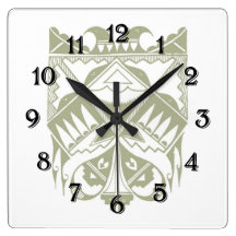 Horloge murale de Natif américain