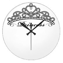 Horloge murale de princesse Tiara