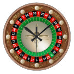 Horloge murale de roulette