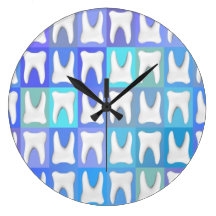 Horloge murale dentaire élégante d'art