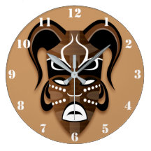 Horloge murale TRIBALE de MASQUE Horloges