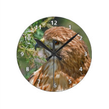 horloge Rouge-épaulée de faucon