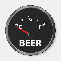 Hors de la jauge de carburant de bière magnets pour réfrigérateur