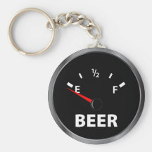Hors de la jauge de carburant de bière porte-clefs