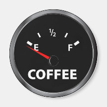 Hors de la jauge de carburant de café aimants pour réfrigérateur