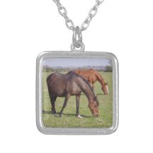 Horses - Chevaux Collier Personnalisé