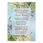 Hortensia d'aquarelle - douche nuptiale faire-parts
