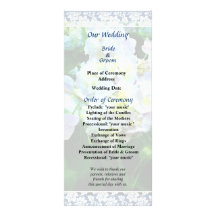Hortensia de lavande dans le programme de mariage  modèle de carte double