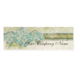 Hortensia vintage d'Aqua de regard - cartes de vis Modèle De Carte De Visite