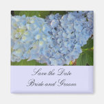 Hortensias de bleus layette magnets pour réfrigérateur