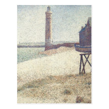 Hospice et phare chez Honfleur par Seurat Cartes Postales