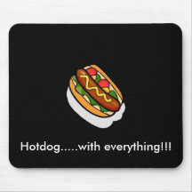 Hot dog Mousepad Tapis De Souris