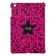 Hot Pink Glam - Custom Monogram iPad Mini Case