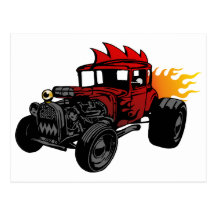 Hot rod 00073 cartes postales