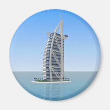 Hôtel arabe Dubaï d'Al de Burj : modèle 3D : Aimant