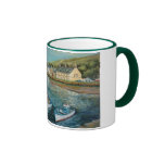 Hôtel de baie, Cushendun - peinture à l'huile par  Mug À Café
