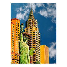 Hôtel de New York, New York, Las Vegas, carte post