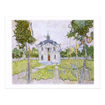 Hôtel de ville Auvers le 14 juillet 1890, Vincent  Carte Postale