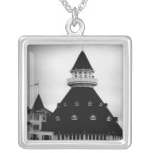 Hôtel Del Coronado B/W Collier Personnalisé