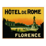 HÔTEL DeROME de Florence Italie cartes postales