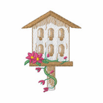 Hôtel d'oiseau polos brodés