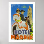 Hôtel Madrid Affiche