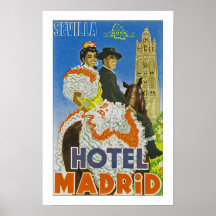 Hôtel Madrid Affiche