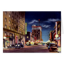 Hôtel pionnier de Tucson Arizona sur l'avenue en p Cartes