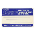 Hôtel royal d'Exeter Sticker Rectangulaire