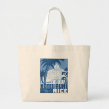Hôtel Ruhl, Nice affiche vintage de voyage Sacs