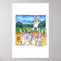 Hourra ! ! ! - Lapins mignons de bande dessinée ! 