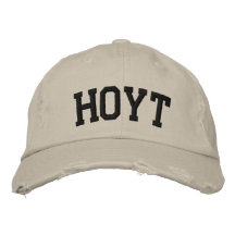 Hoyt a brodé le chapeau casquettes brodées