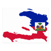 HT de carte de drapeau du Haïti Cartes Postales