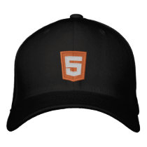 HTML 5 casquettes brodées