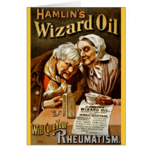 Huile du magicien de Hamlin Cartes De Vœux