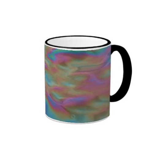 Huile sur la tasse de rue