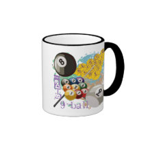 HUIT ET NEUF BILLARDS DE BOULE TASSES