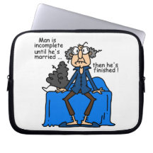 Humour alors fini inachevé de mariage trousses pour ordinateur portable