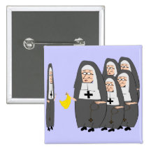 Humour catholique "grosses soeurs " de nonne badges avec agrafe